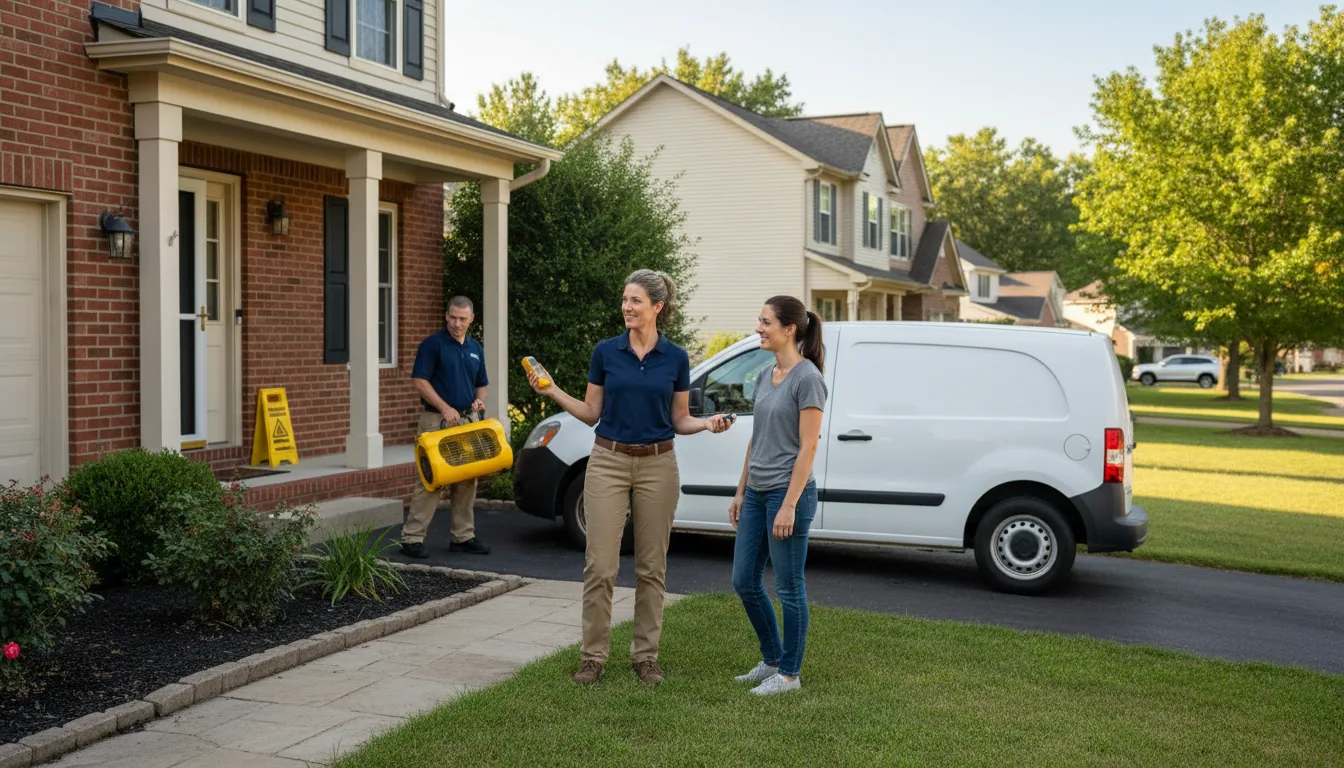 Residential water damage restoration in Eloy, AZ